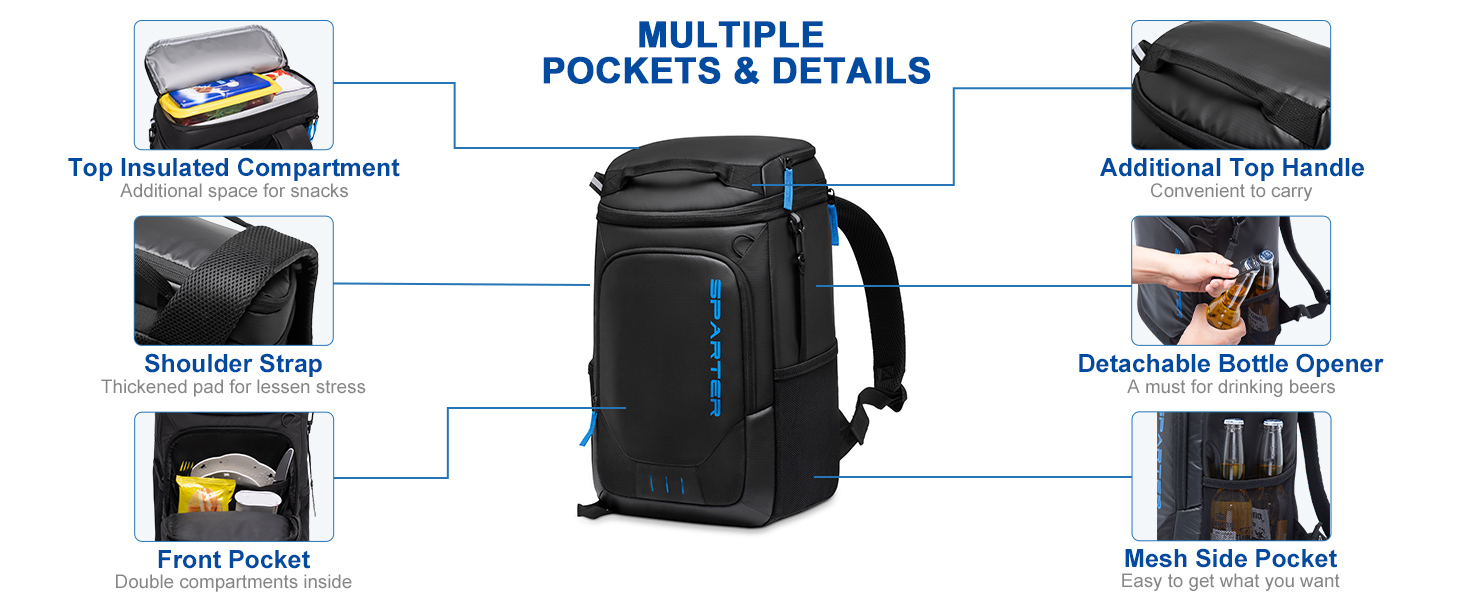 camping cooler backpack