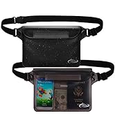 AiRunTech Waterproof Pouch with Waist Strap (2 Pack) | Beach Accessories Best Way to Keep Your Ph...