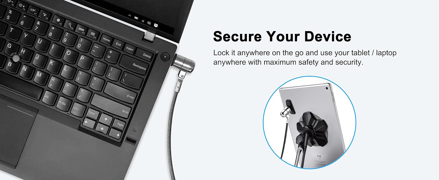 laptop lock tablet lock ipad lock
