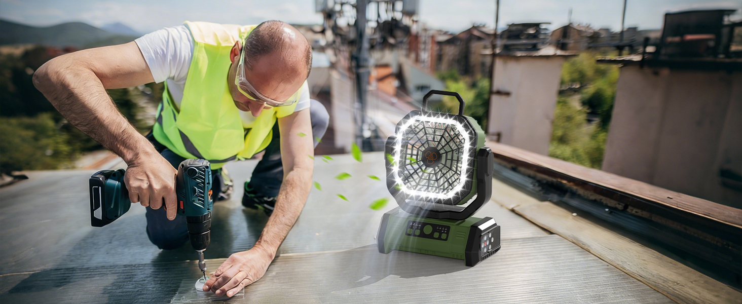 battery powered fan
