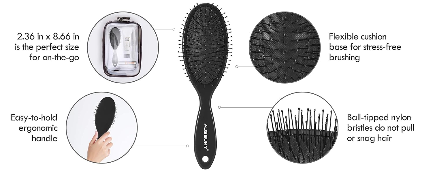 mini hair brush