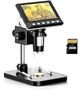 Hayve 4.3'' IPS Coin Microscope, 1000X Magnification Digital Microscope for Adults,Coin Collectio...