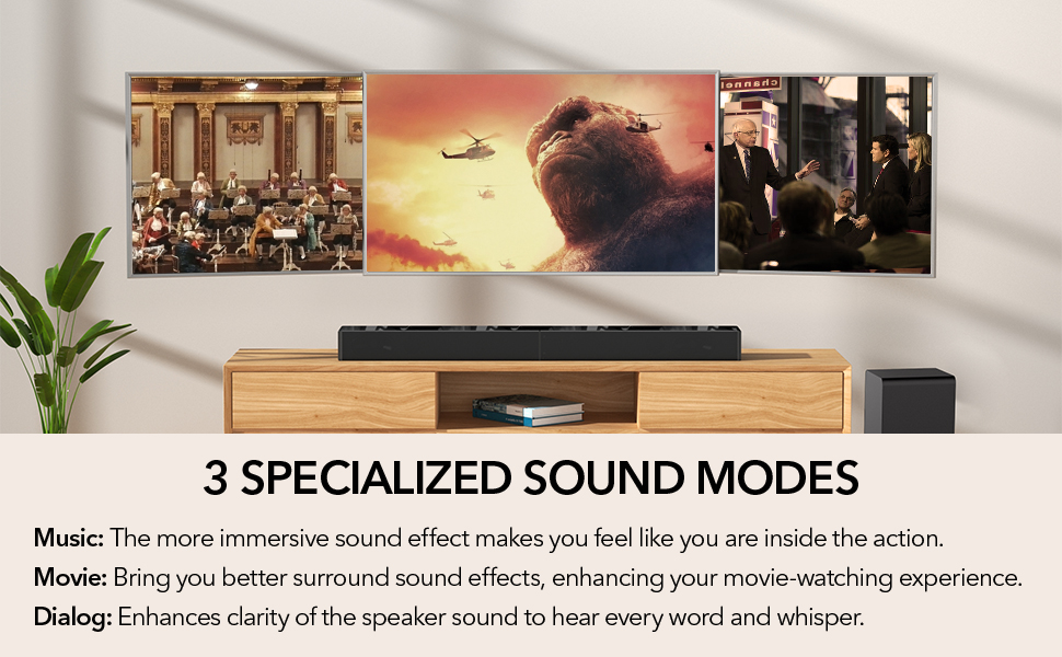 3 SPECIALIZED SOUND MODES