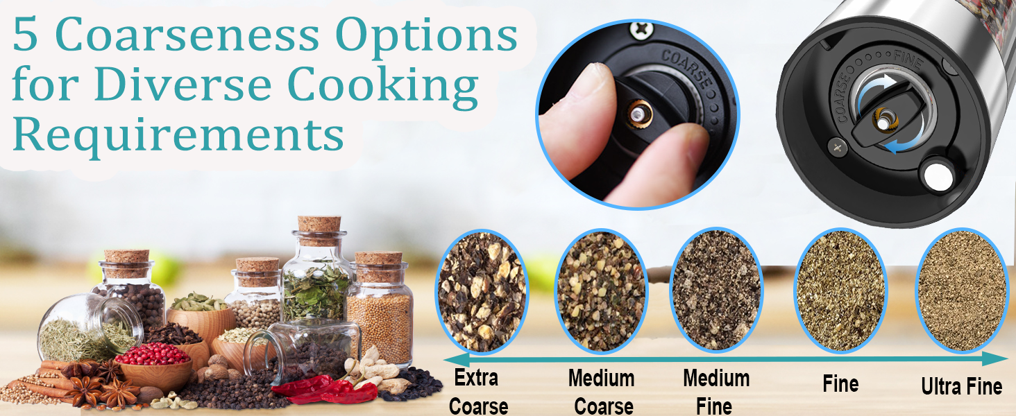 salt and pepper grinder set electric salt and pepper grinder battery salt and pepper grinder set