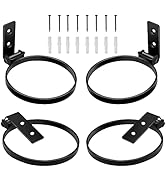 JUJUYACO Flower Pot Ring Holder Hook - 8 inch Wall Mounted Planter Bracket air fold Hanger Indoor...