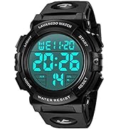 L LAVAREDO Mens Digital Watch - Sports Military Watches Waterproof Outdoor Chronograph Military W...
