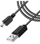 FOUCECLAUS USB Power and Data Cable for Texas Instruments Calculators, 5Ft Charger Cord Compatibl...