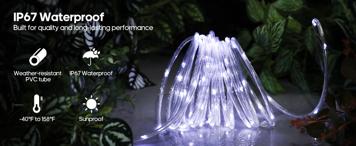 solar rope lights