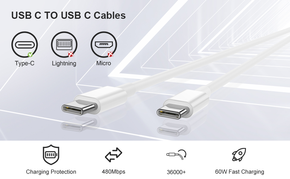 USB C to USB C cable