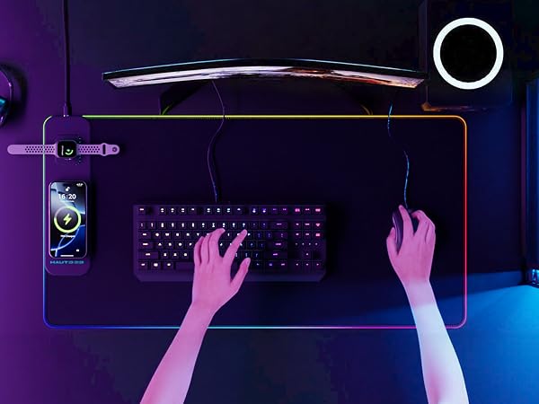 Wireless Charging Mouse Pad