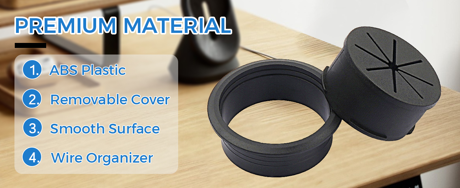 1 inch desk grommet white wire cover for wall computer cord organizer for desk