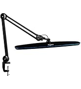 Bemelux Task Lamp with Clamp, Bright 117PCS LEDs, Metal Swing Arm 24W 2200 Lumen Dimmable Led Des...