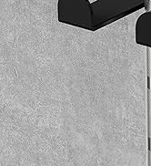 APLUGTEK Olympic Barbell Rack, Home Gym Bar Holder, Black Vertical Wall Mount, Bar Hanger with Ru...