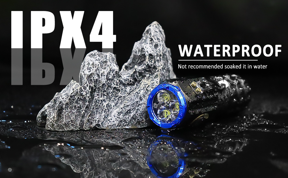 IPX4 Waterproof