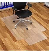 FuturHydro Chair Mat for Hardwood Floor, 30" x 48" Clear Anti-Slip Computer Desk Chair Floor Mat,...