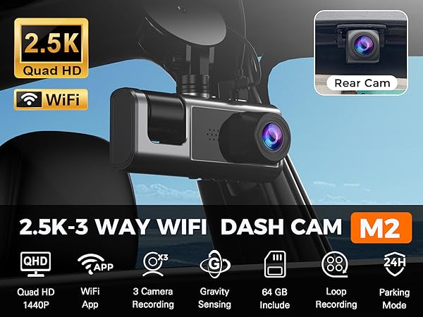 dash cam front and rear