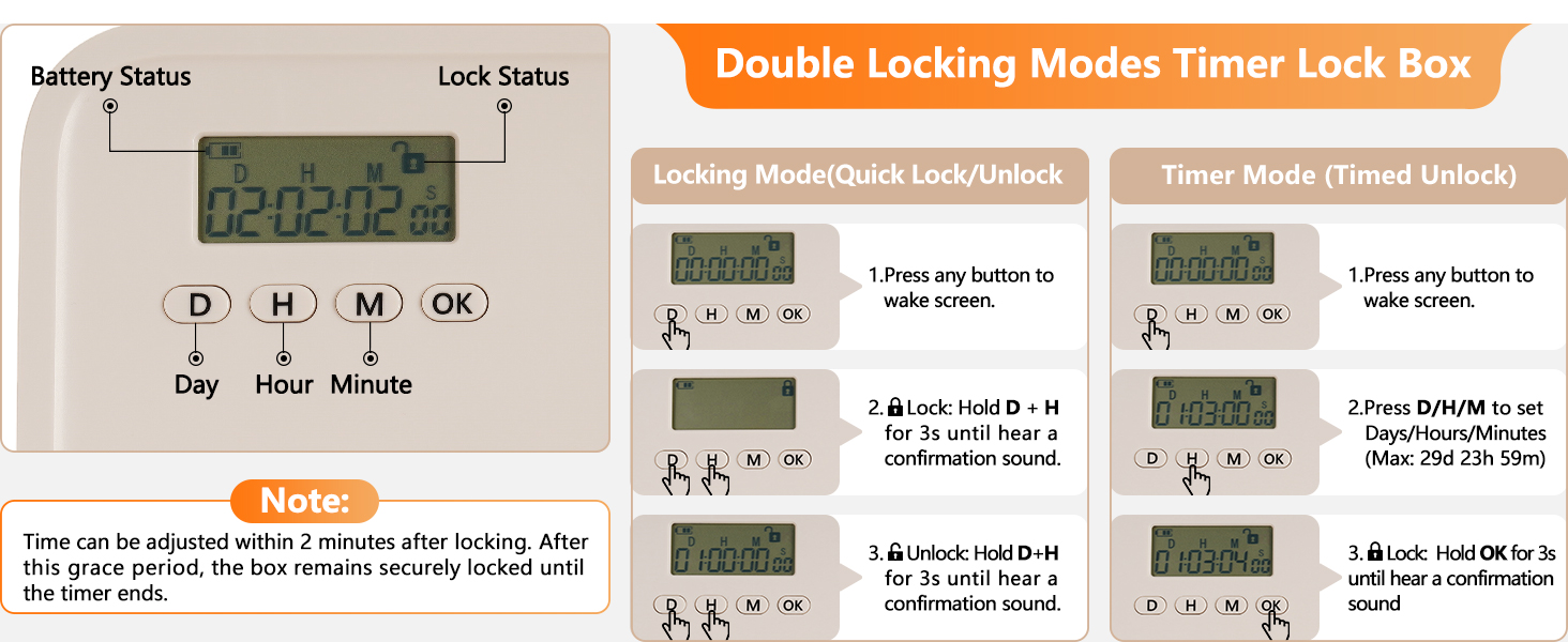 timer lock box