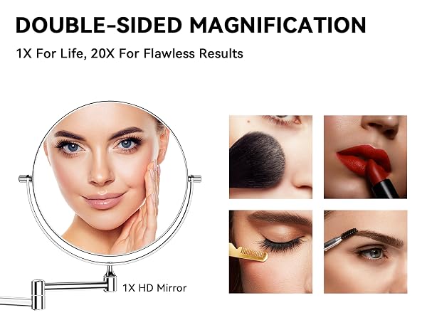 1X MAKEUP MIRROR