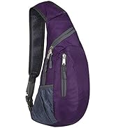 Peicees Sling Bags Men Women Shoulder Backpack Mini Chest Day Bag Small Cross Body Pack