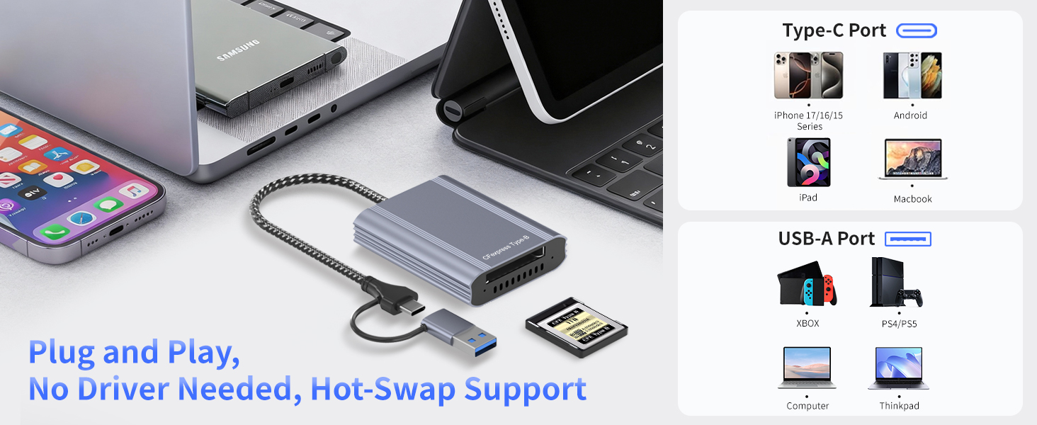 cfexpress type b card reader