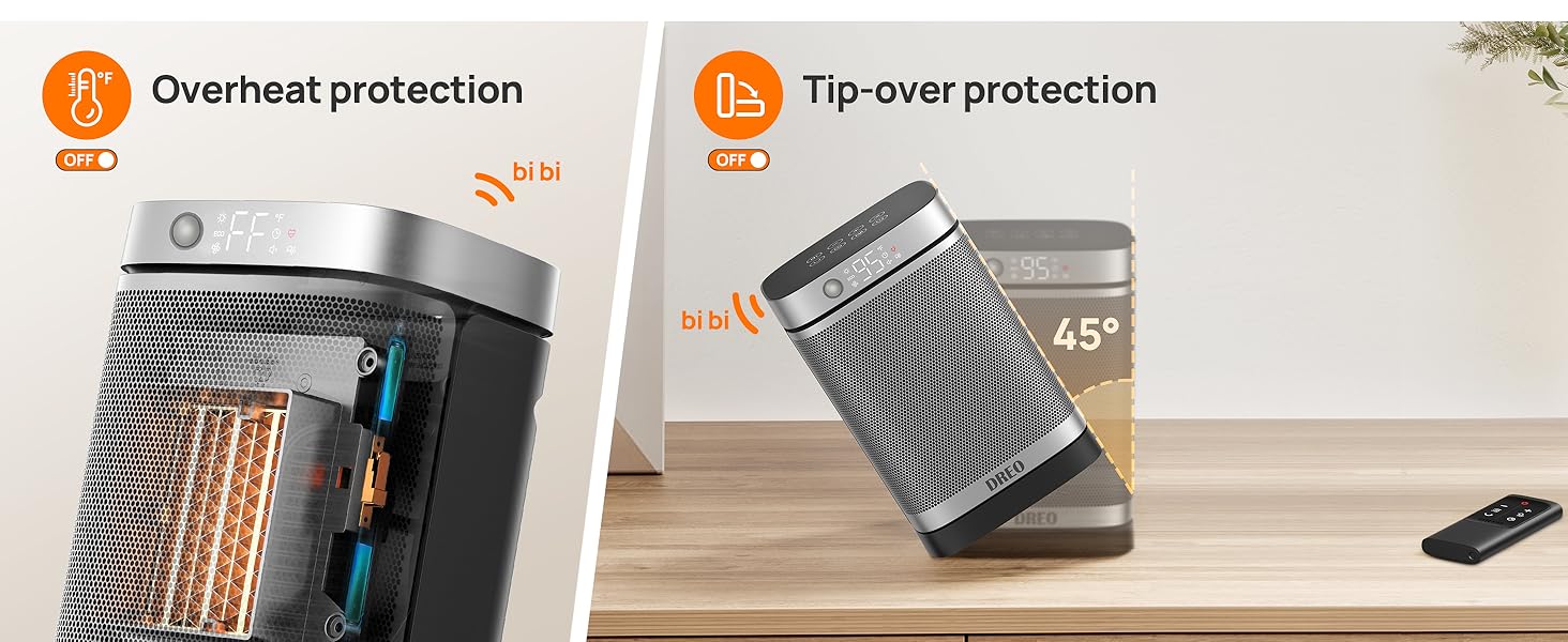 overheat tip-over protection