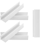 Hemobllo 5Pcs U Shape Pet Gate Reinforcement Support Groove for Dog Gates Durable Plastic Install...