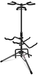 5 CORE Guitar Stand Electric Acoustic Bass Banjo Stand Strong Metal A-Frame Folding Guitar Holder wi...