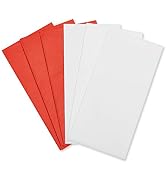American Greetings 125 Sheets 20 in. x 20 in. Bulk Tissue Paper (Red and White) for Christmas, Bi...