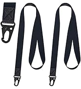 YOUOWO 2 Pack Neck Lanyard Black (2 Pack-Colors)