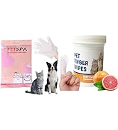 Verwohnt Pet Glove Wipes for Dogs and Cats, Extra Thick Dog Wipes Cleaning Deodorizing and Slow F...