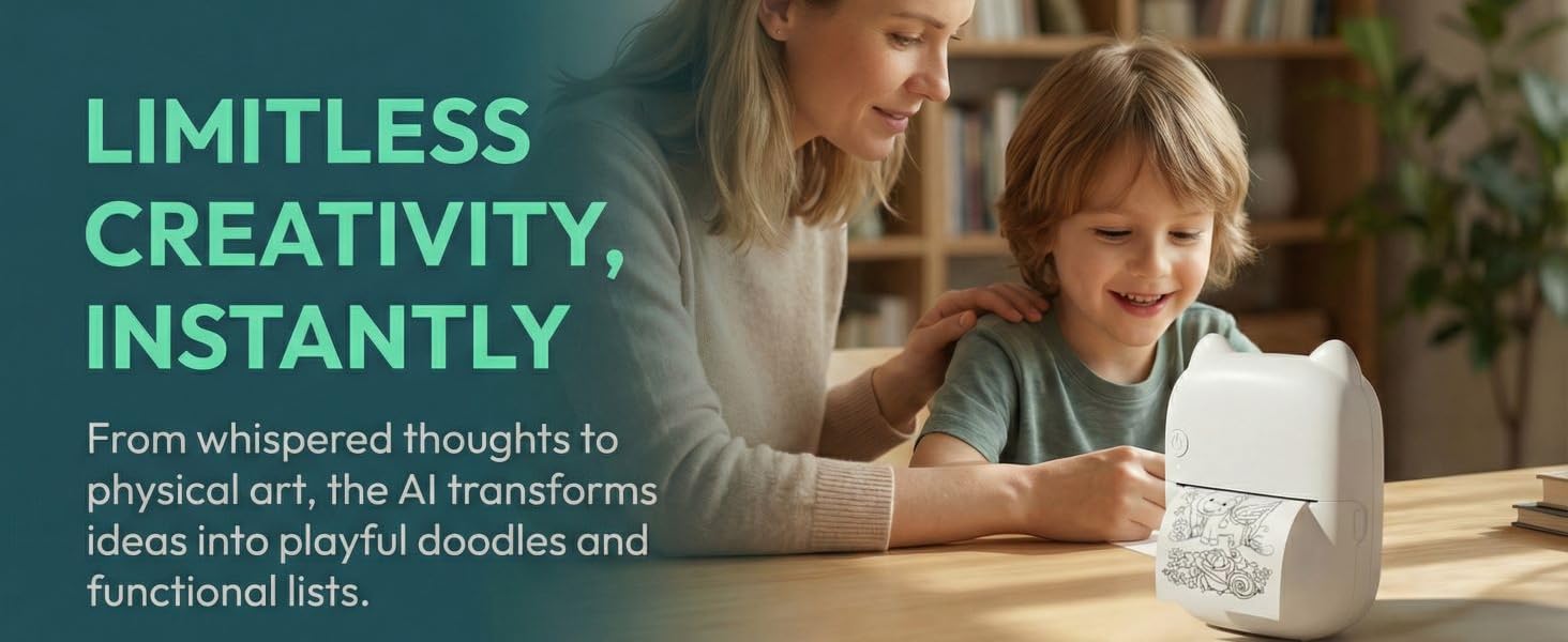 ai voice sticker printer