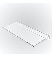 Beego Ergonomic Computer Keyboard Stand Holder Clear Acrylic Keyboard Riser Tilted Keyboard Holde...