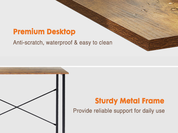 wooden desk
