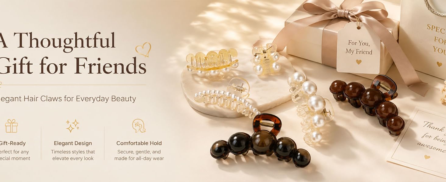pearl claw clip