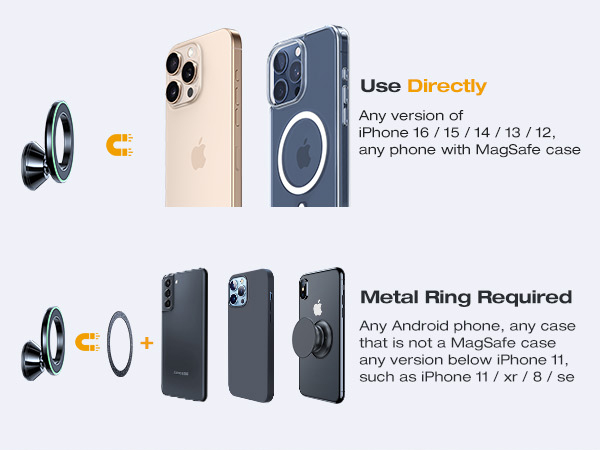 VICSEED car phone holder mount magsafe car mount magnetic phone holder for car dashboard