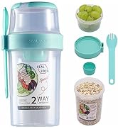 Daasigwaa Breakfast On The Go Cups, Salad Cup To Go, Take And Go Yogurt Cereal Overnight Oats Sna...