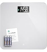 Greater Goods Digital AccuCheck Bathroom Scale for Body Weight, Capacity up to 400 lbs, Batteries...