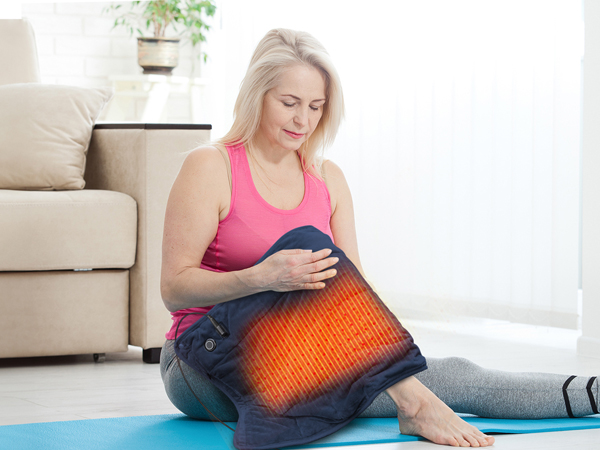weighted heating pad