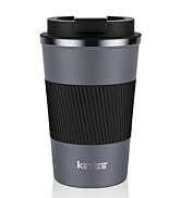 Travel Coffee Mug Spill Proof 12oz, Insulated Coffee Mug to Go, Thermo Hot Coffee Tumbler, Reusab...