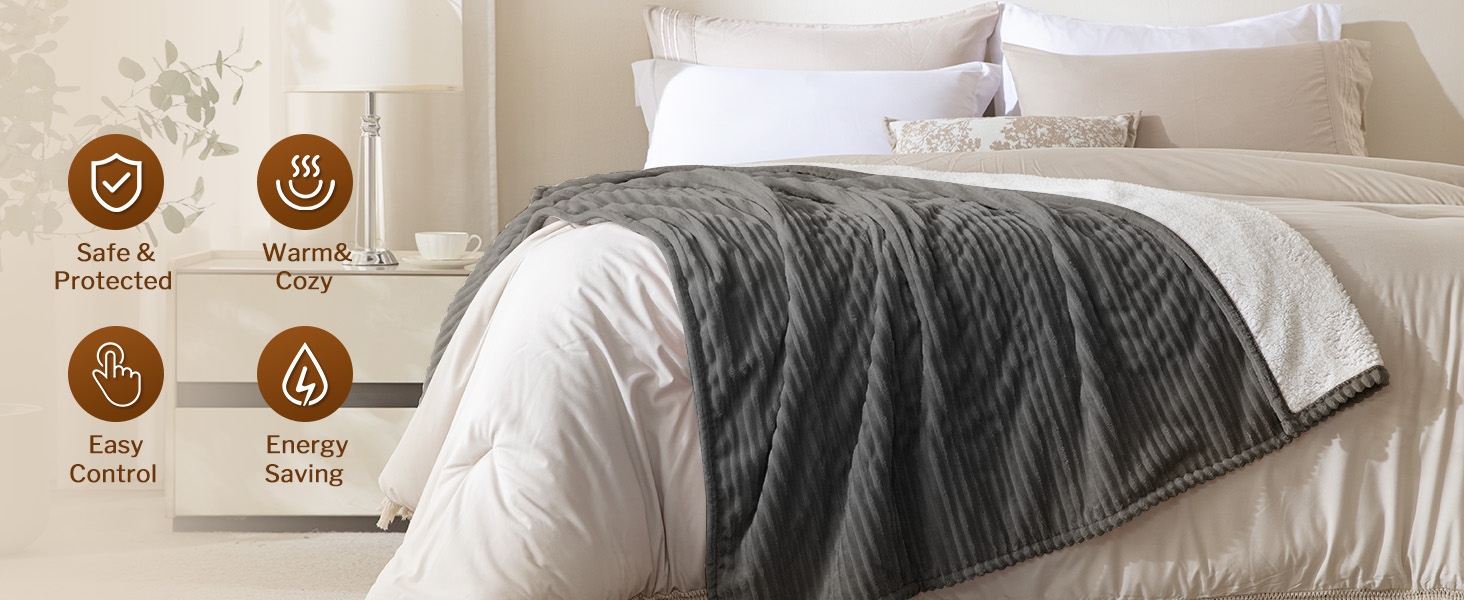 heating throw blanket