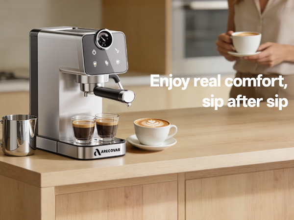 Espresso Coffee Machine 20 Bar for Home Office