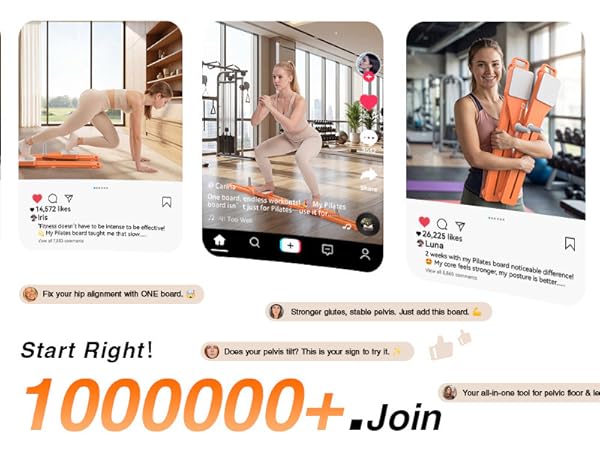 portable pilates board reformer