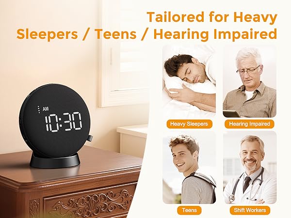 loud alarm clock for heavy sleepers alarm clock for heavy sleepers adults alarm clock loud 