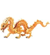 Dragon Figurine Magic Dragon Figurine Realistic Plastic Flying Dragon Figurine for Collection Sci...