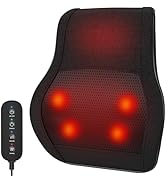 Ekmoey Back Massager with Heat, Back &amp; Neck Massager for Pain Relief Deep Tissue, 3D Kneading Mas...