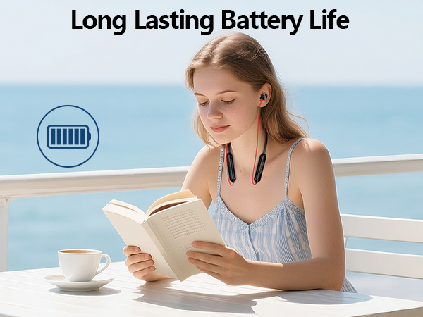 18 hours long time playtime blue tooth ear buds music