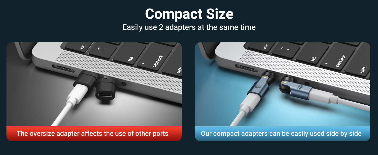 usb c adapter 180 degree