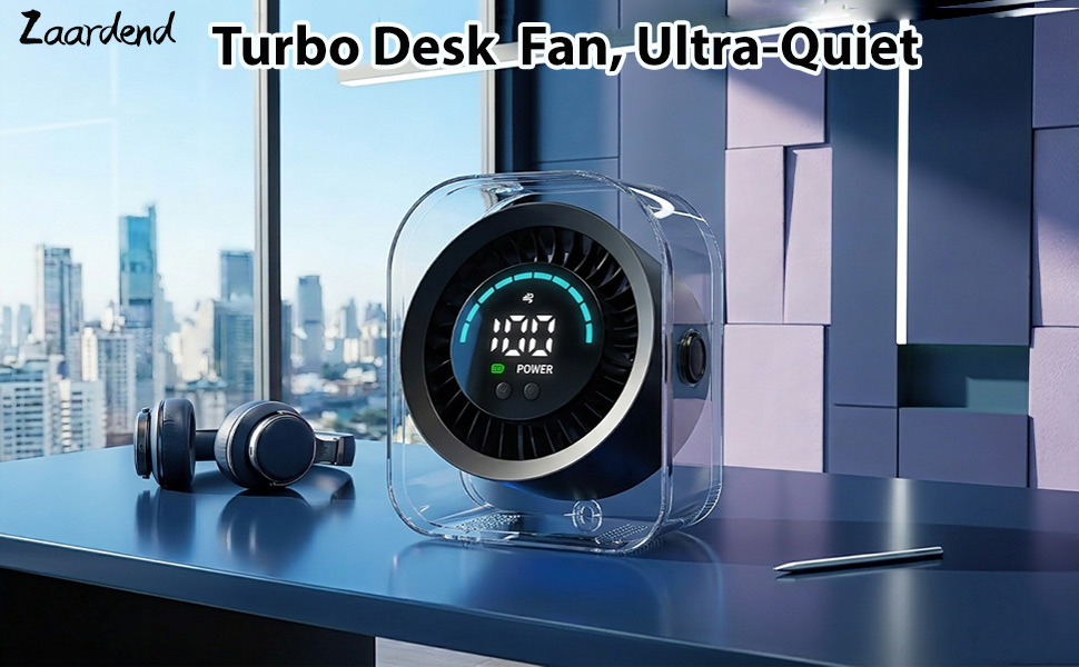 desk fans small quiet