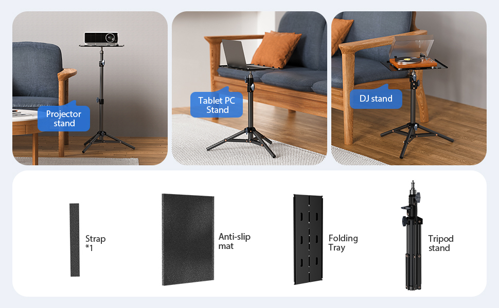 projector screen height adjustable tripod
