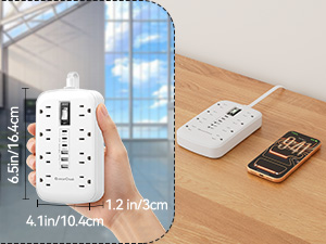 Compact and Portable Design with 11.6 oz, 6.5*4.1*1.2 inch size